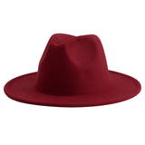 Walter White Fedora Jazz Top Hat Vintage Woolen Hat Embroidered Logo Felt Hat