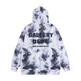 Gallery Dept Hoodie Loose Casual Marble Pattern Hoodie