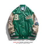 Men's Baseball Jacket Men's Vintage Retro Loose Spring Jacket Spring and Autumn