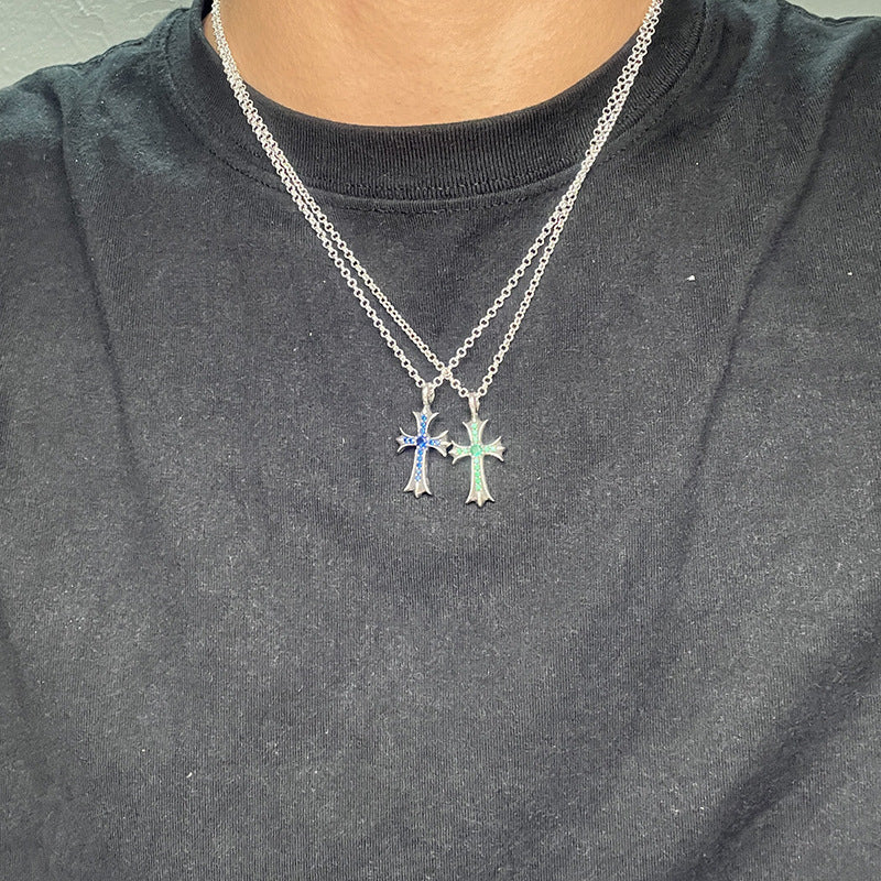 Chrome Heart Necklace Cross Necklace