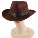 Walter White Fedora Autumn and Winter Men's and Women's Wool-like Felt Cap Polyester Cotton Thermal and Windproof Cowboy Hat