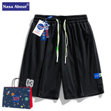 Nasa Shorts Shorts for Men Summer Loose Leisure Sports