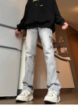 Unisex Jeans Straight Jeans Loose