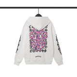 CHH Chrome Heart Hoodie Crowe hooded sweater loose casual terry jacket