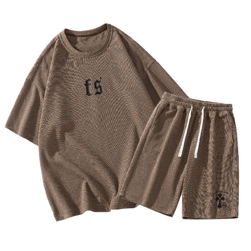 Nasa Tracksuit Casual Sports Suit Short Sleeve Summer Shorts Fashion Brand Clothes