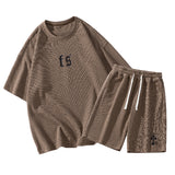 Nasa Tracksuit Casual Sports Suit Short Sleeve Summer Shorts Fashion Brand Clothes