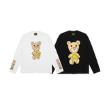 Drew House Sweatshirts Unisex Cartoon Bear Crew Neck Loose Sweater