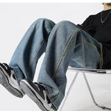 Unisex Jeans American Retro Jeans Straight Casual