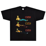 Rock Star T Shirt New Pants Band T-shirt Rock American Street Loose Trendy Men's Printed Short Sleeve
