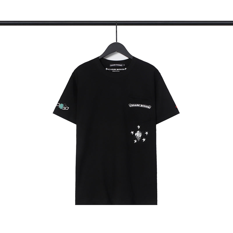 CHH Chrome Heart T Shirts Back Cross Short Sleeve T-Shirt
