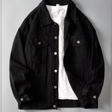 Unisex Baseball Jersey Vintage Denim Jacket