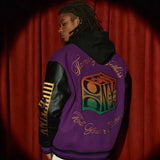 Unisex Baseball Jersey PU Leather Casual Jacket