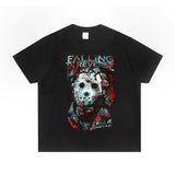 Rock Star T Shirt Printed T-shirt Short Sleeve round Neck Men and Women