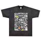Rock Star T Shirt T-shirt Oasis Band Rock American Vintage Short Sleeve