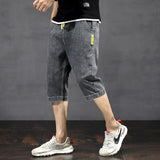 Unisex Jeans Denim Shorts Vintage Straight Pants