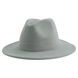 Walter White Fedora Jazz Top Hat Vintage Woolen Hat Embroidered Logo Felt Hat