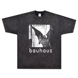 Rock Star T Shirt Bauhaus Bela Lugosis Dead Sticke T-shirt Rock Band American Retro Loose Short Sleeve