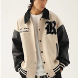 Unisex Baseball Jersey Vintage Loose Couple Jacket