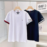 Tommy T Shirts Classic Embroidery Tommy Casual Sports