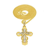 Jewelry Hip Hop Cross Diamond Pendant Necklace Crosses