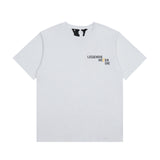 Vlone T Shirt Spring/Summer Print Pattern Crew Neck