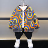 Boy Jacket Boy Shirt Coat Hooded Shirt Cool Handsome Baby Spring Clothing Top Fashion