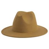 Walter White Fedora Jazz Top Hat Vintage Woolen Hat Embroidered Logo Felt Hat
