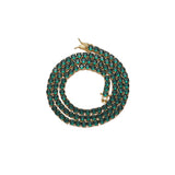 Zircon necklace green full zirconium