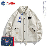 Nasa Jacket Men's Spring and Autumn Loose Fashion Brand Workwear Jacket