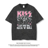 Rock Band T Shirt Short Sleeve T-shirt round Neck