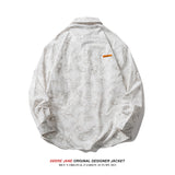 Men Long-Sleeved Shirt Long Sleeve Printed Shirt Men's Spring Loose Design Coat