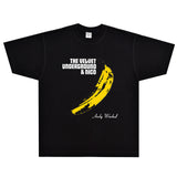 Rock Star T Shirt the Velvet Underground Andy Warhol T-shirt Loose Short Sleeve