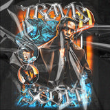 Hip Hop Rapper T Shirt Casual Loose Short Sleeves