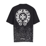 CHH Chrome Heart T Shirts T-shirt sprayed loose cotton short sleeves