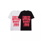 CHH Chrome Heart T Shirts Crowe Sanskrit Rainbow Smiley Flower Horseshoe Print T-Shirt Short Sleeve