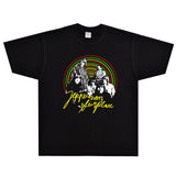 Rock Star T Shirt Jefferson Airplane T-shirt Rock Band Loose Printed Short Sleeve