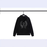 CHH Chrome Heart Hoodie Crowe hooded sweater cross cardigan loose terry jacket