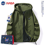 Nasa Jacket Men's Coat Spring and Autumn Hooded All-Matching Clothes Loose