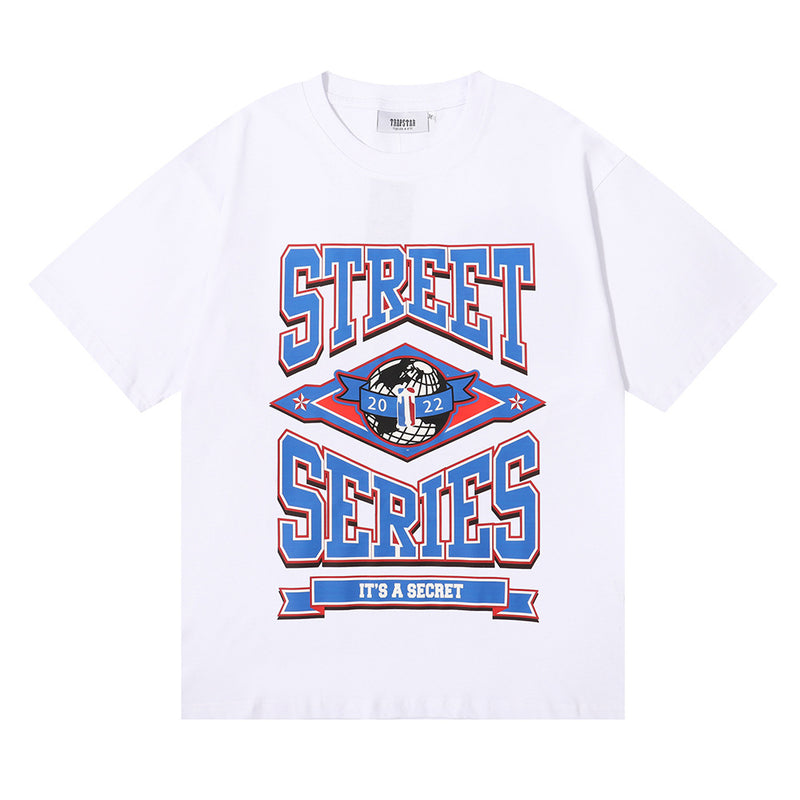 Trapstar T Shirts Trapstar Alphabet Print Hip Hop Casual Short Sleeve T-Shirt