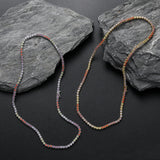 Zircon necklace half pack colorful tennis chain