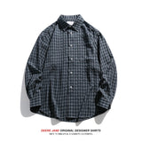 Men Long-Sleeved Shirt Spring Long Sleeve Shirt Male Loose Casual Jacket