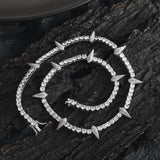 Zircon necklace tennis chain