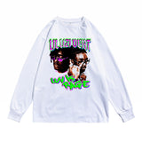 Rock Star T Shirt American Rapper Lil Uzi Vert Print T-shirt Long Sleeve