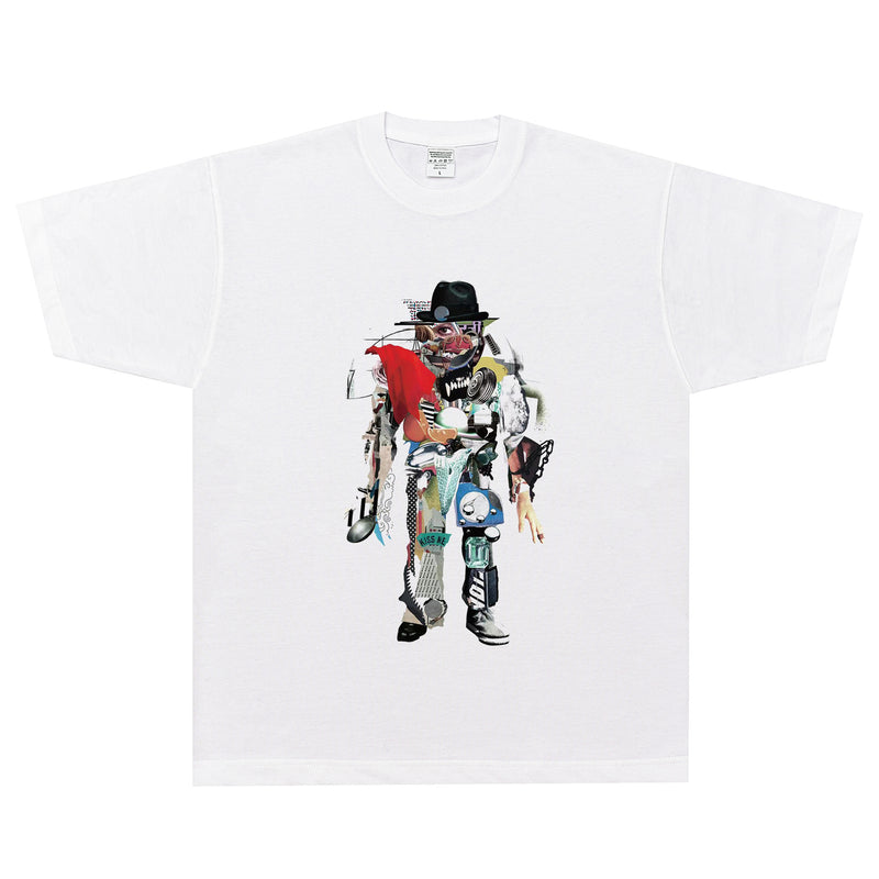 Rock Star T Shirt Radwimps Band T-shirt Loose Cartoon Print Trendy Men's Short Sleeve