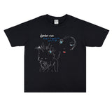 Rock Star T Shirt Pure Cotton Trendy T-shirt Short Sleeve Loose