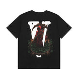 Vlone T Shirt Spring Summer Crew Neck Pullover Short Sleeve