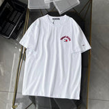 Tommy T Shirts Tommy Double Sided Embroidery Armband round Neck Short Sleeve T-shirt for Men and Women