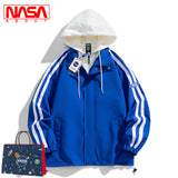 Nasa Jacket Spring and Autumn Hooded Jacket Men's Fashion Brand Loose