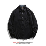 Men Long-Sleeved Shirt Spring Shirt Men Spring and Autumn Loose All-Matching Casual Shirt