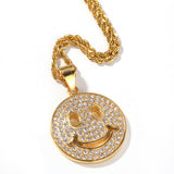 Jewelry Stainless Steel Plated Hip Hop Pendant Necklace rapper
